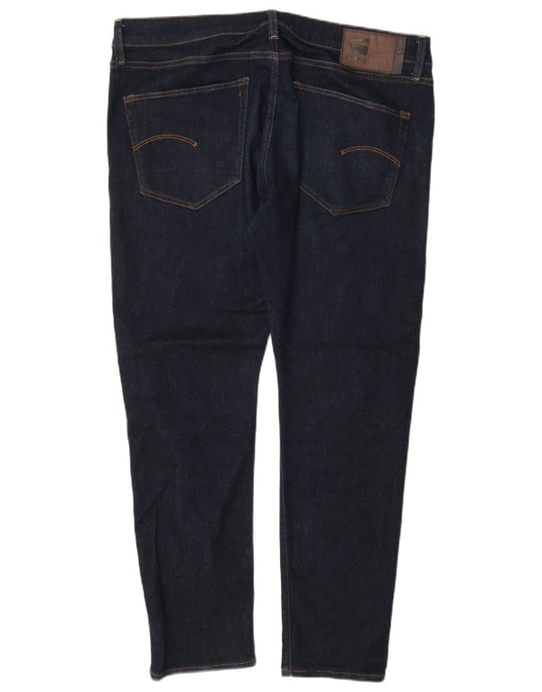 Jeans slim da uomo G-Star W35 L30 cotone blu navy