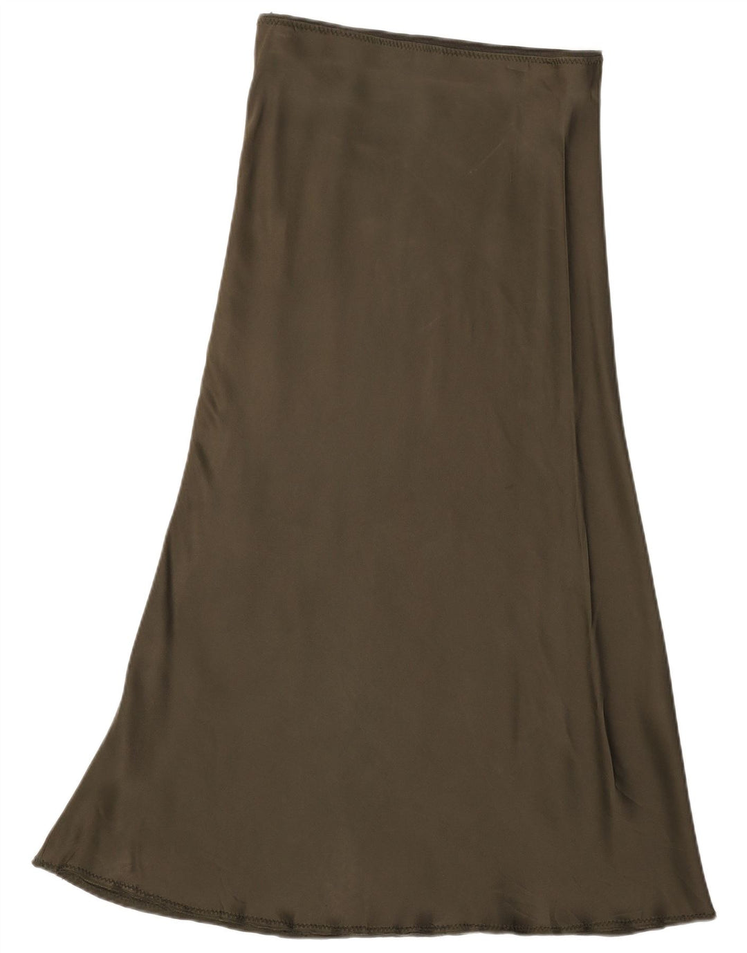 Gonna lunga a vita alta da donna Zara media W28 kaki