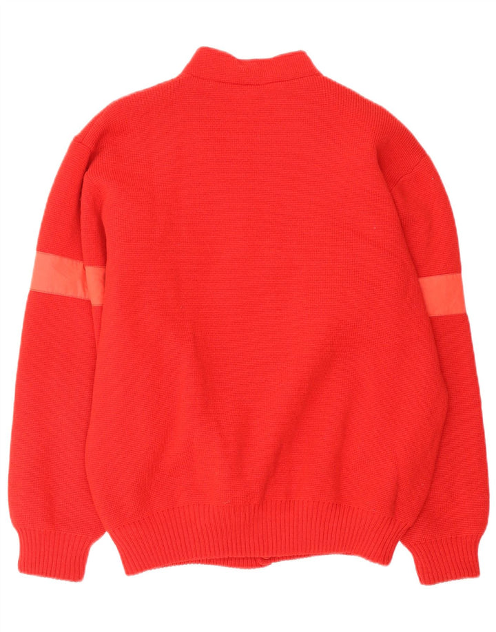 Giacca reversibile vintage da uomo UK 40 grande lana rossa