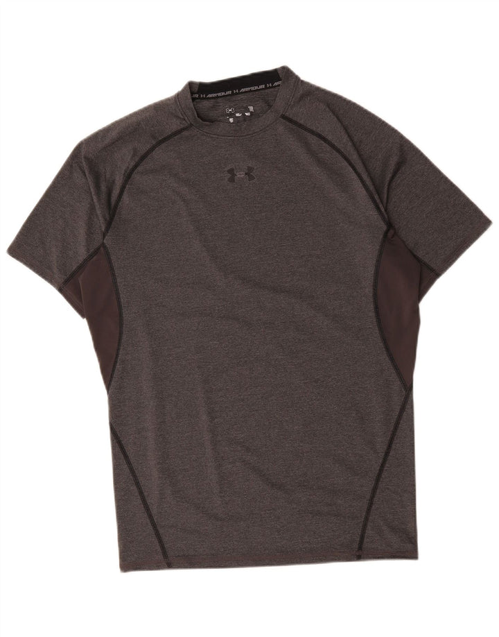 Maglietta da uomo Under Armour Top grigio medio color block