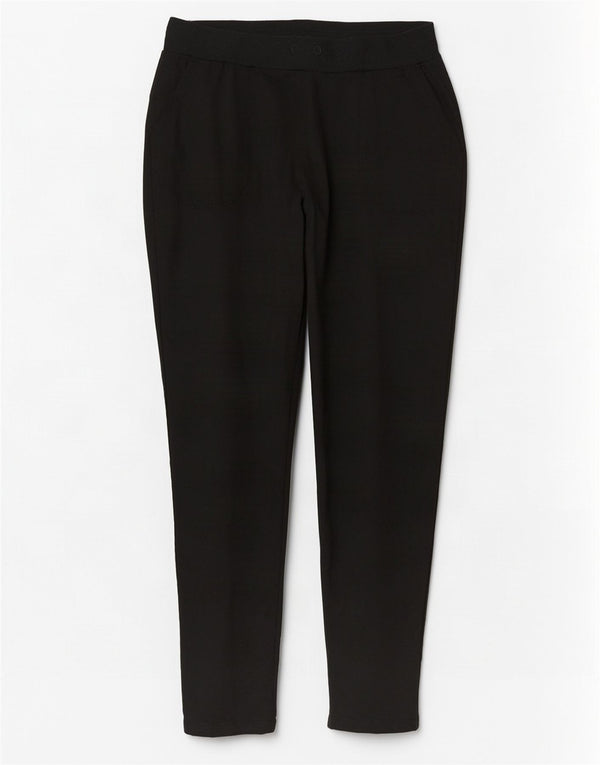 Pantaloni da tuta da donna Izod UK 14 poliestere nero medio