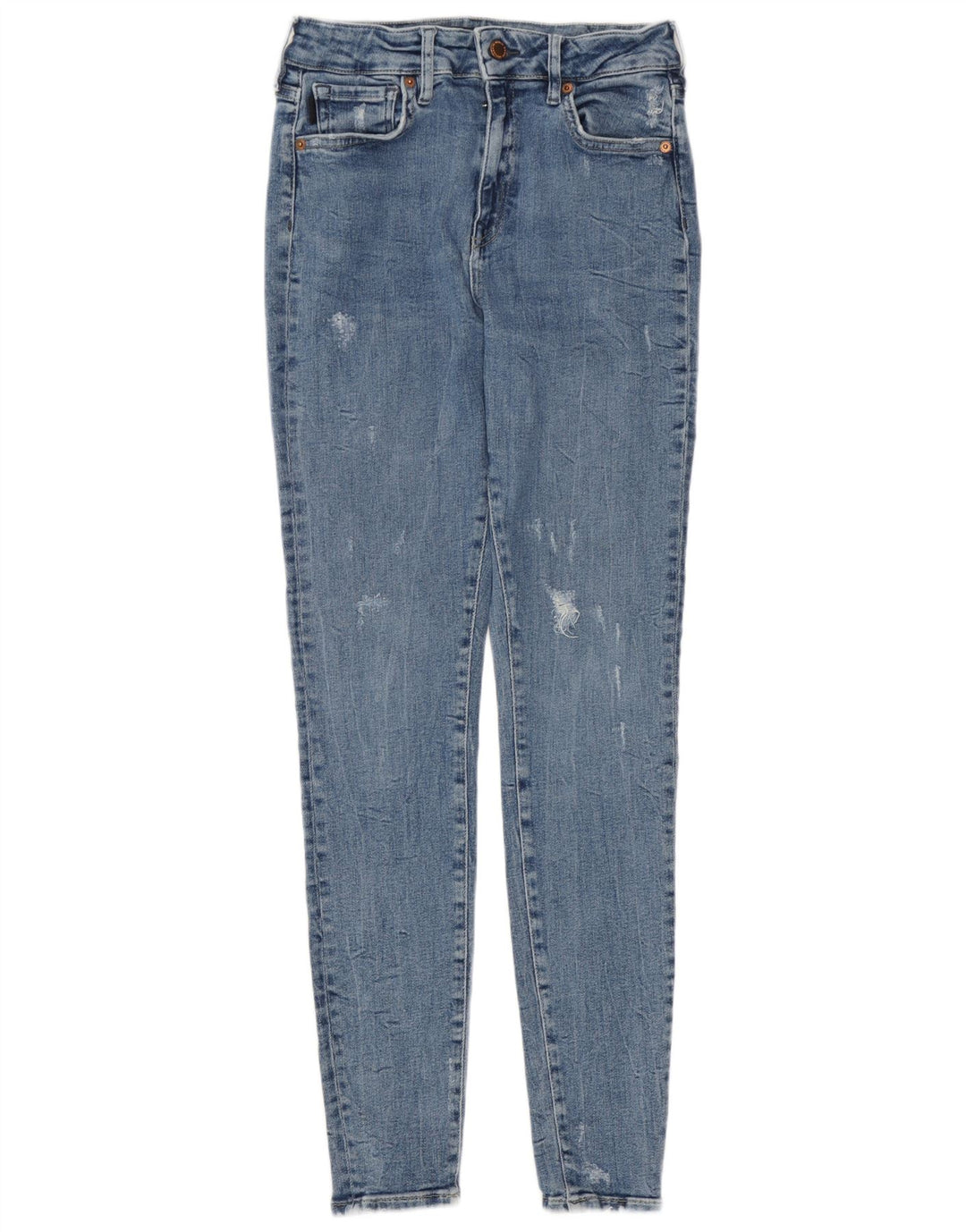 Jeans skinny effetto invecchiato da donna Superdry W30 L29 Blu