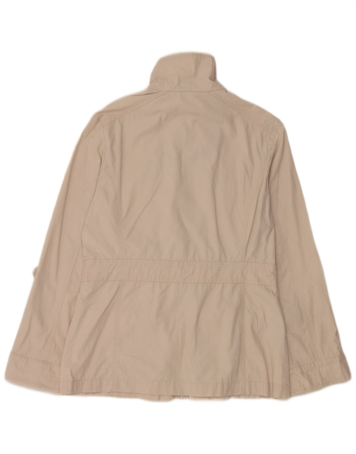 Giacca multiuso da donna Marks & Spencer UK 10 piccola in cotone beige