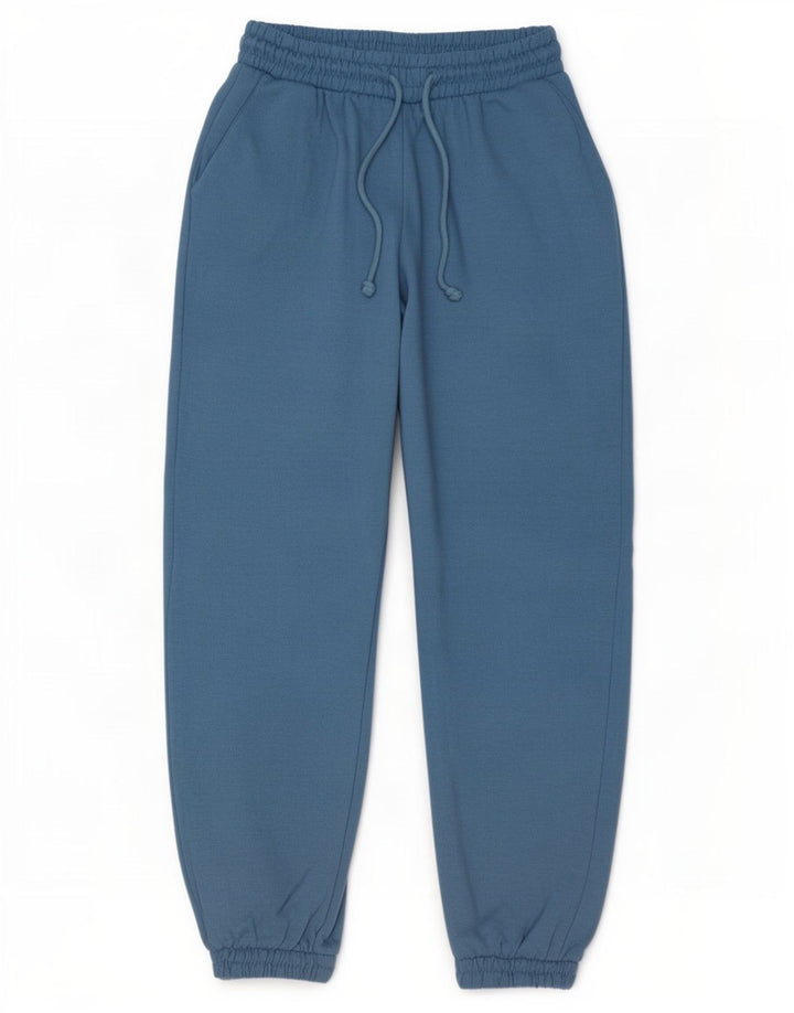 Pantaloni da tuta da donna Zara Joggers UK 12 Poliestere blu medio