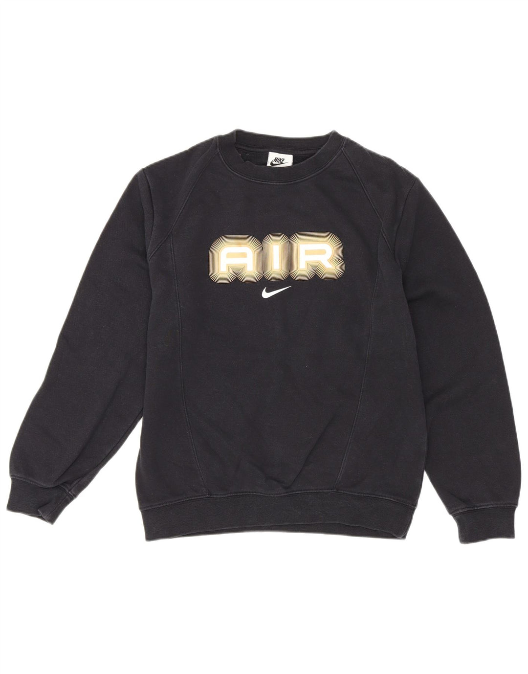 Felpa grafica Nike da bambino, 10-11 anni, cotone nero medio