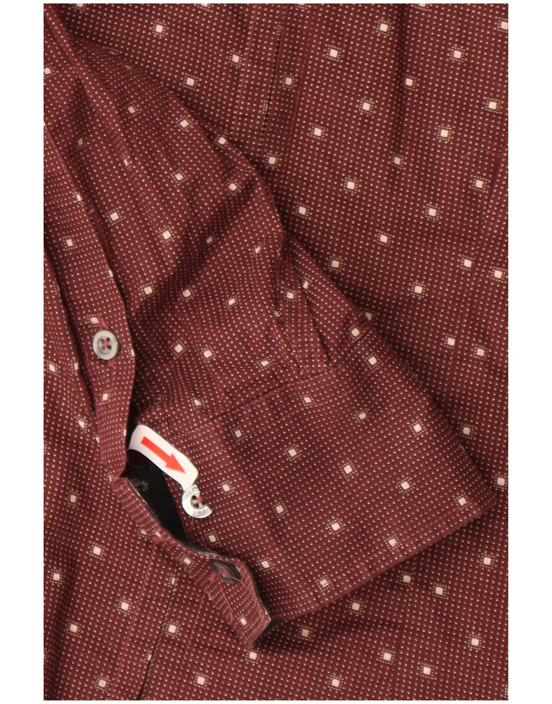 Camicia da uomo PAUL SMITH rosso medio maculato