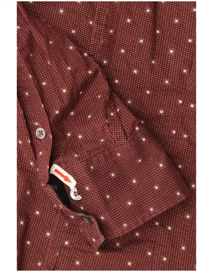 Camicia da uomo PAUL SMITH rosso medio maculato