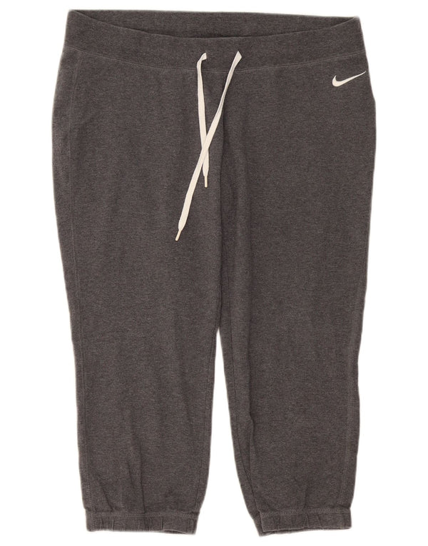 Pantaloni da tuta Nike Capri da donna, pantaloni da jogging, UK 18 XL, cotone grigio