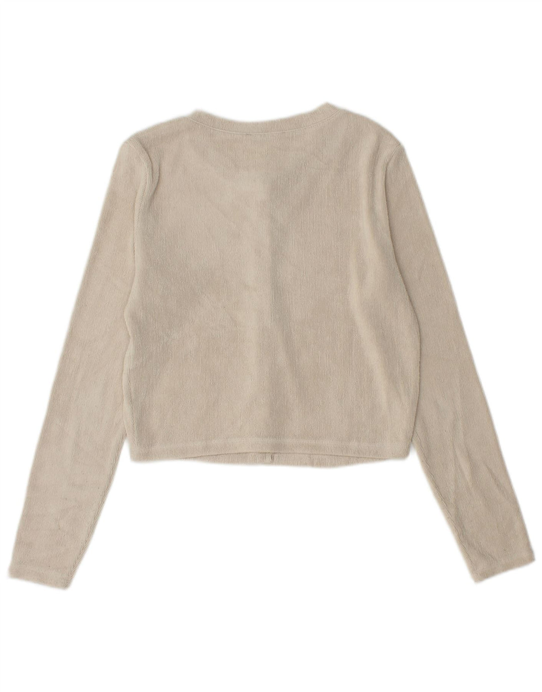 Maglione cardigan corto da donna Zara UK 12 Beige medio