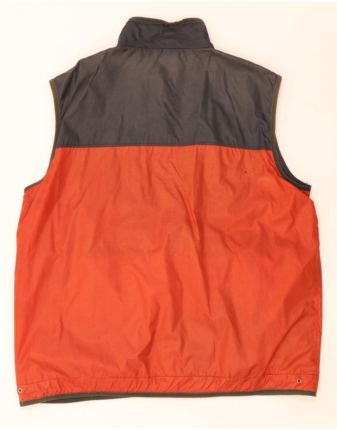 Gilet da uomo Paco UK 40 Large arancione color block in nylon