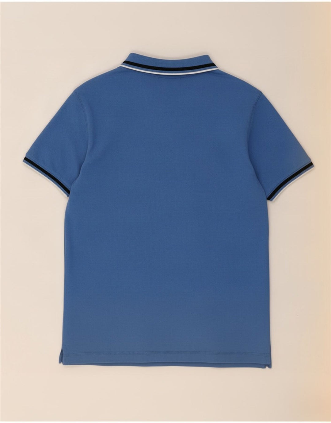 Polo da uomo Dkny in cotone a righe blu medio