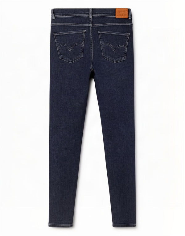 Jeans Levi's Mile High Super Skinny da donna W26 L27 in cotone blu navy