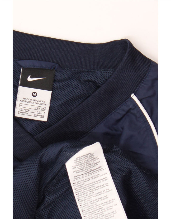 Top della tuta pullover da uomo Nike UK 39/41 nylon blu navy medio