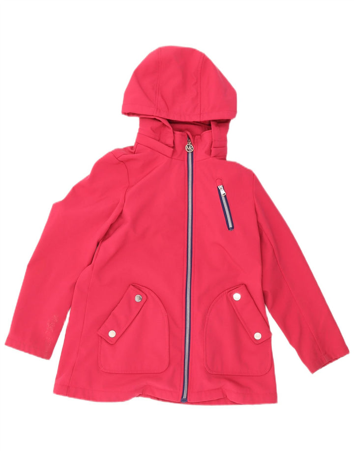 Giacca a vento con cappuccio per ragazze Michael Kors 7-8 anni in poliestere rosa