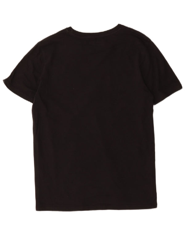 T-shirt da uomo Jack & Jones Top grande in cotone nero