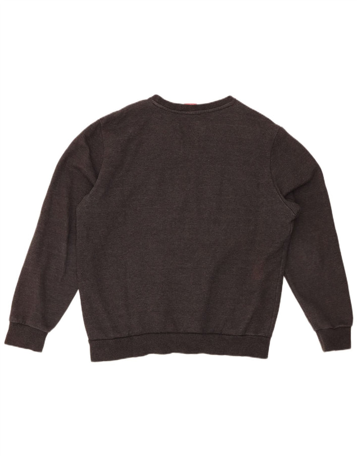 Felpa PUMA da uomo in cotone grigio medio