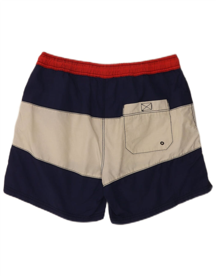 CONTE OF FLORENCE Pantaloncini da bagno da uomo medio blu navy color block