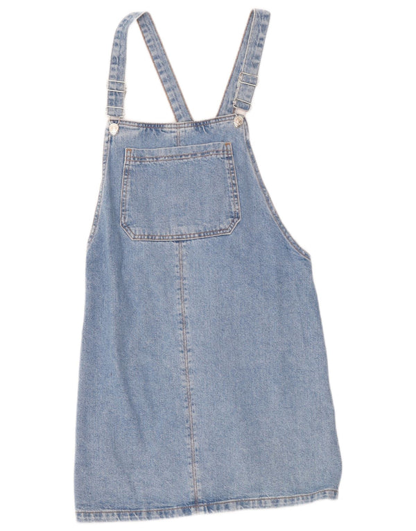 Topshop Abito salopette da donna UK 12 Cotone blu medio
