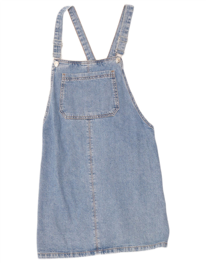 Topshop Abito salopette da donna UK 12 Cotone blu medio