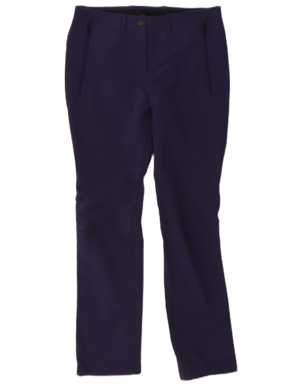 Pantaloni chino slim da donna Rohan UK 10 piccoli W32 L31 poliestere viola
