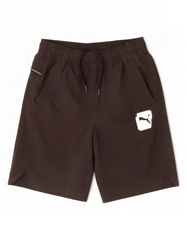Pantaloncini sportivi da uomo Puma Small neri in poliestere
