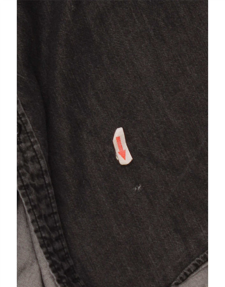 Camicia di jeans da uomo G-Star grande in cotone grigio