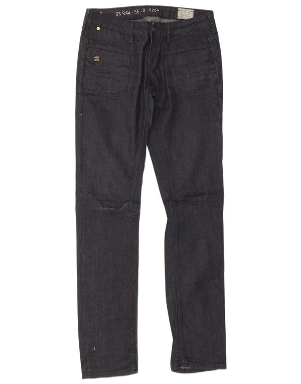 Jeans dritti G-Star da donna 3301 W31 L34 cotone blu navy