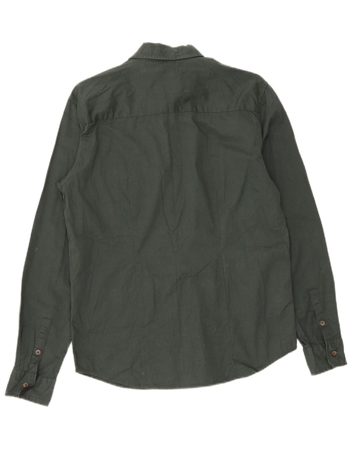 Camicia slim da donna Wrangler UK 14 Cotone verde medio