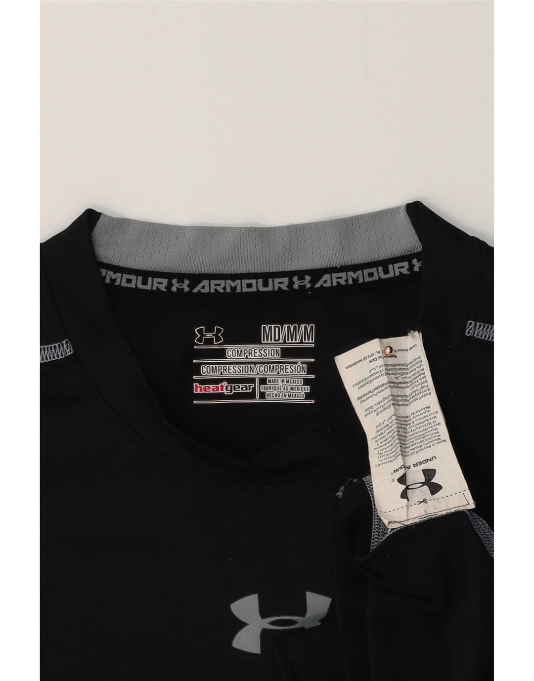 UNDER ARMOUR Canotta grafica da uomo Heat Gear, poliestere medio nero