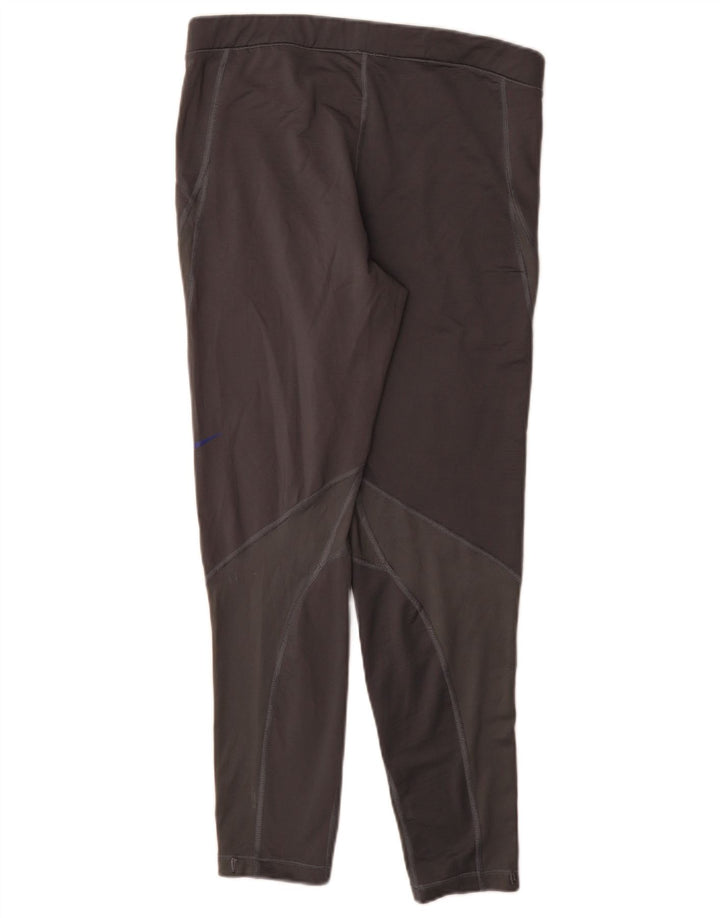 Leggings grafici da donna Nike UK 18 XL Poliestere color block grigio
