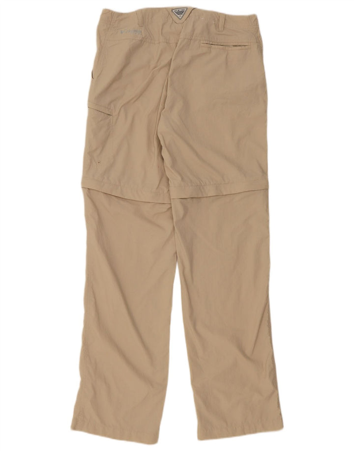 Pantaloni cargo da escursionismo da uomo Columbia medi W32 L32 nylon beige