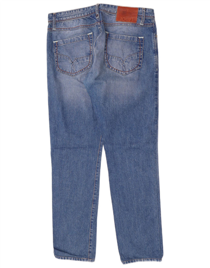 Jeans affusolati da uomo Joop W34 L30 cotone blu