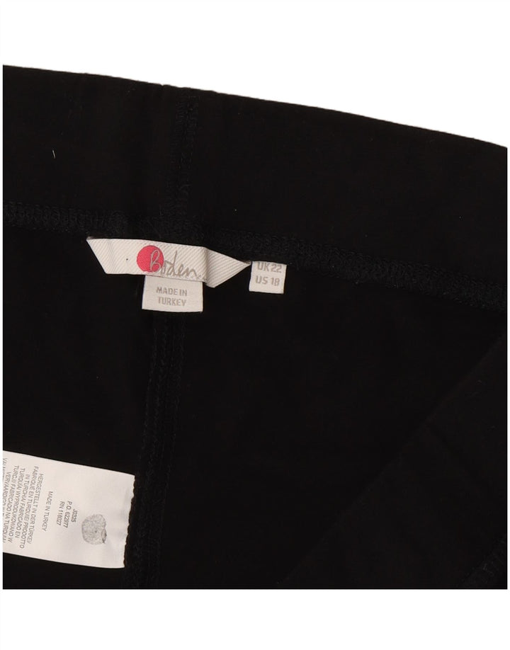 Leggings da donna Marks & Spencer UK 22 3XL Viscosa nera