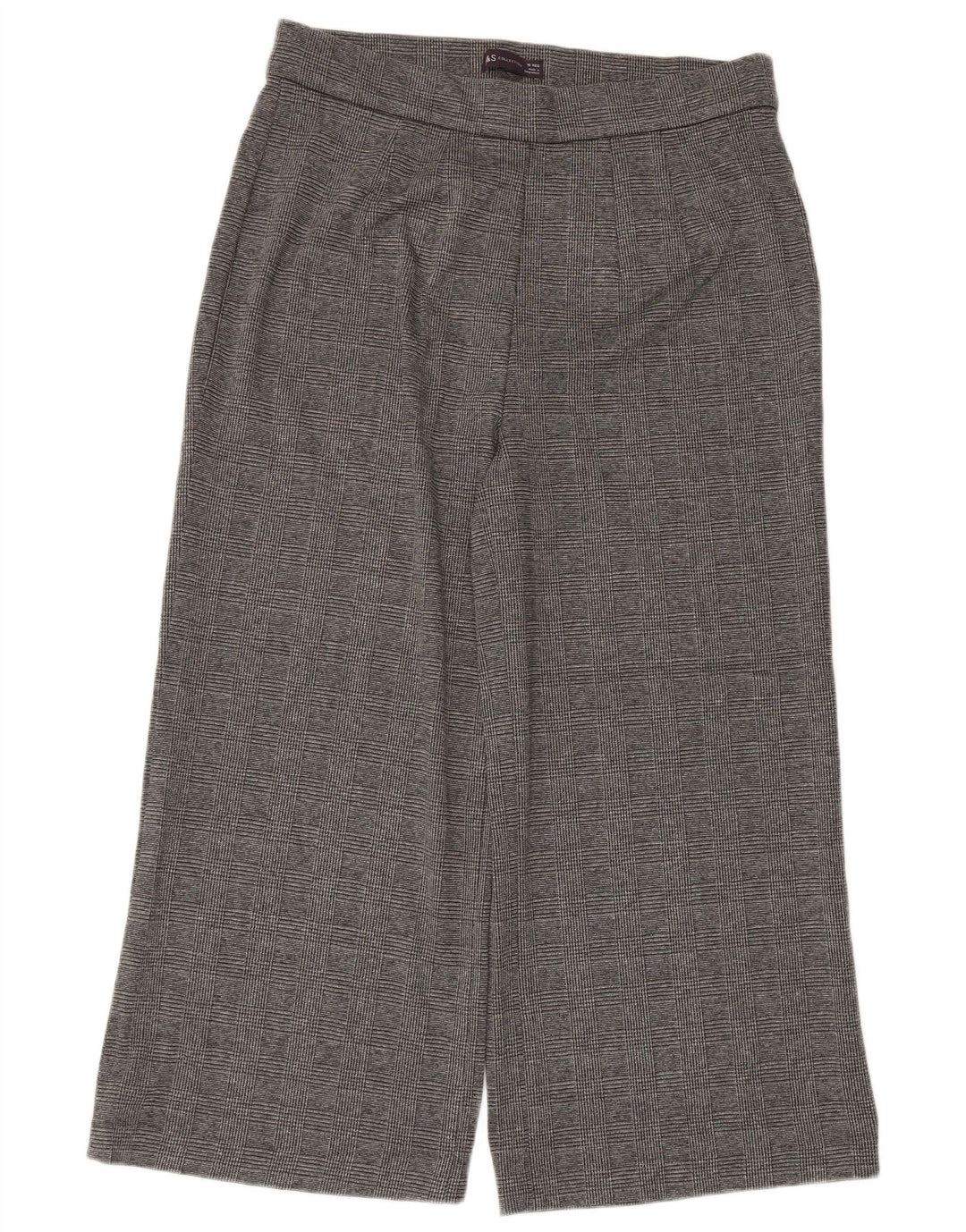 Pantaloni corti da donna Marks & Spencer UK 16 Large W34 L24 a quadri grigi