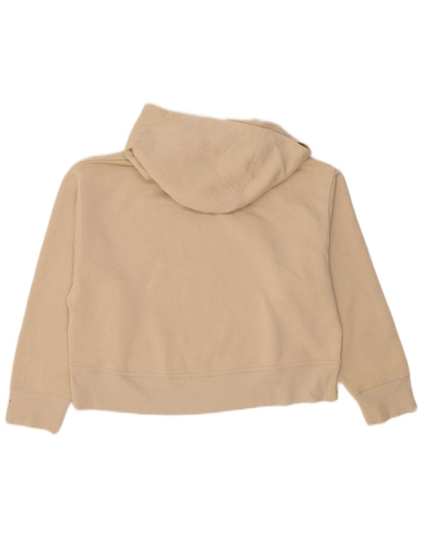 Maglione oversize con cappuccio da donna Zara UK 16 grande beige
