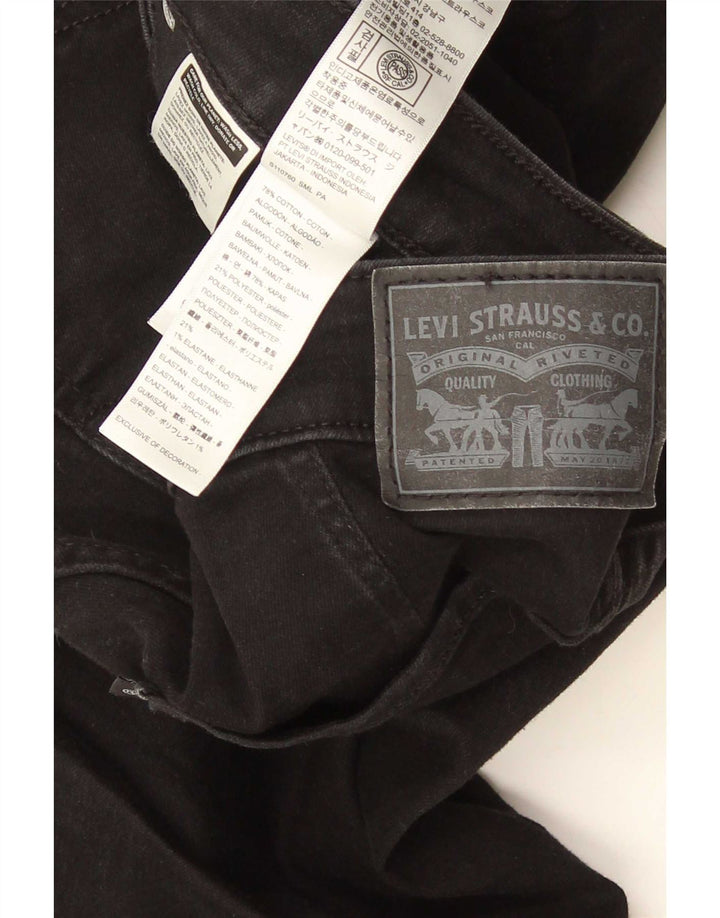 Jeans Levi's da donna 712 slim W28 L28 cotone nero