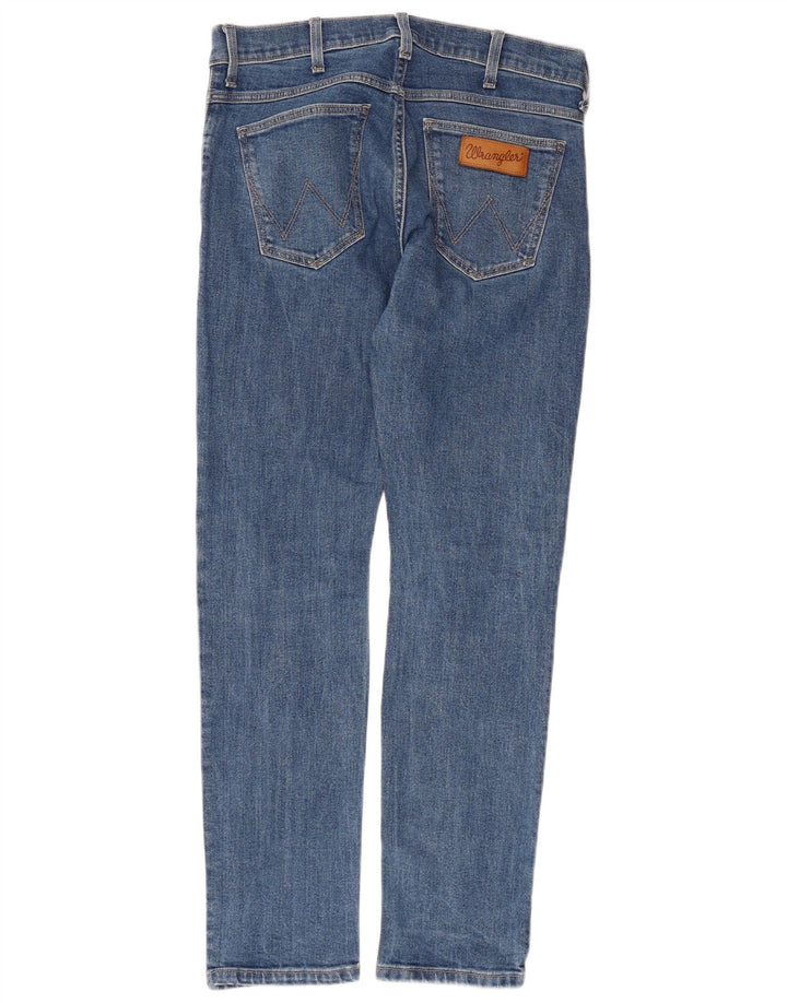 Jeans Wrangler Larston Slim da uomo W30 L29 in cotone blu