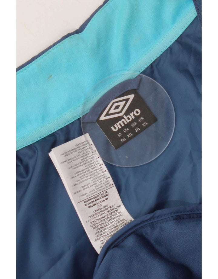 Giacca imbottita Umbro da uomo Rugby England UK 44 2XL poliestere blu