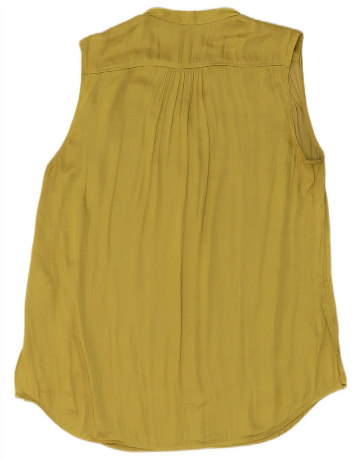 Top tunica senza maniche da donna Jigsaw grande poliestere giallo