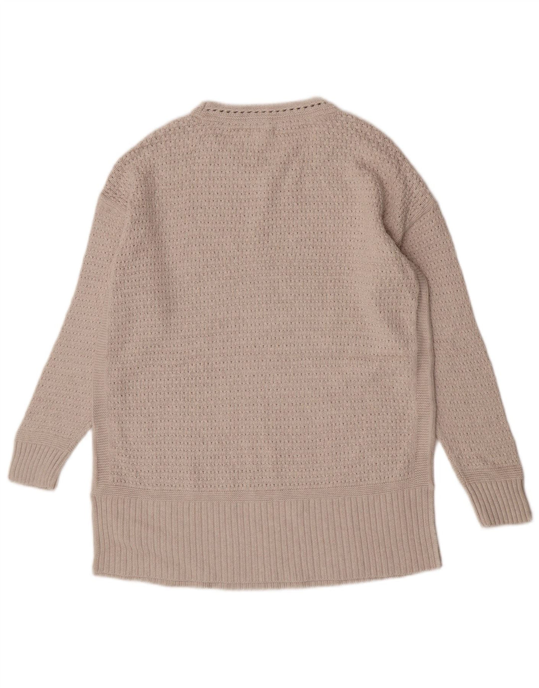 Maglione maglione con scollo a barca da donna Fat Face UK 12 Cotone grigio medio