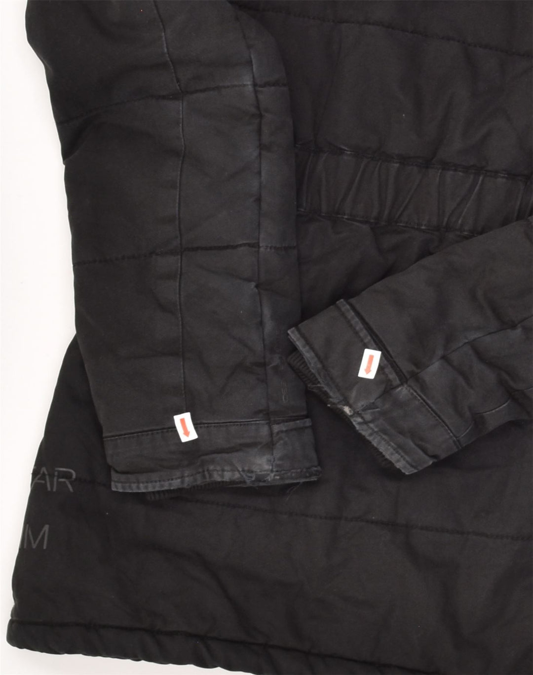 G-STAR Womens Hooded Parka Jacket UK 12 Medium Black Cotton | Vintage G-Star | Thrift | Second-Hand G-Star | Used Clothing | Messina Hembry 