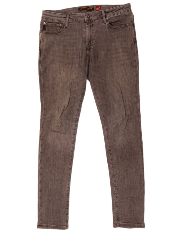 Jeans skinny da uomo Superdry W36 L34 cotone grigio