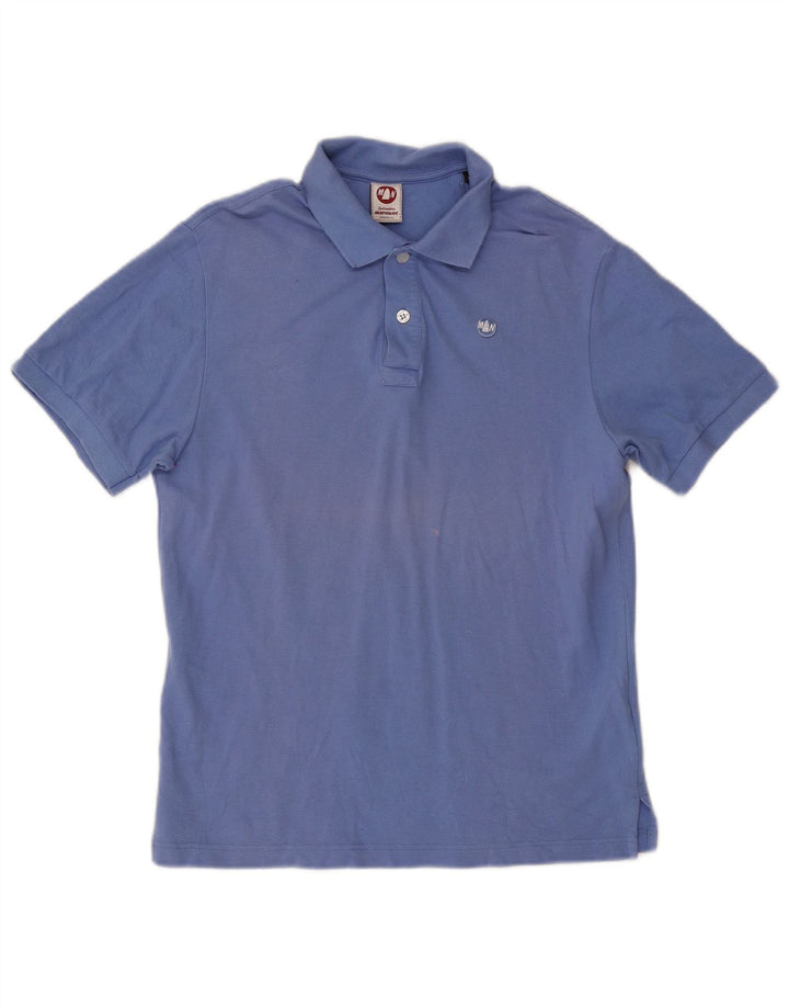 Polo da uomo Murphy & Nye grande in cotone blu