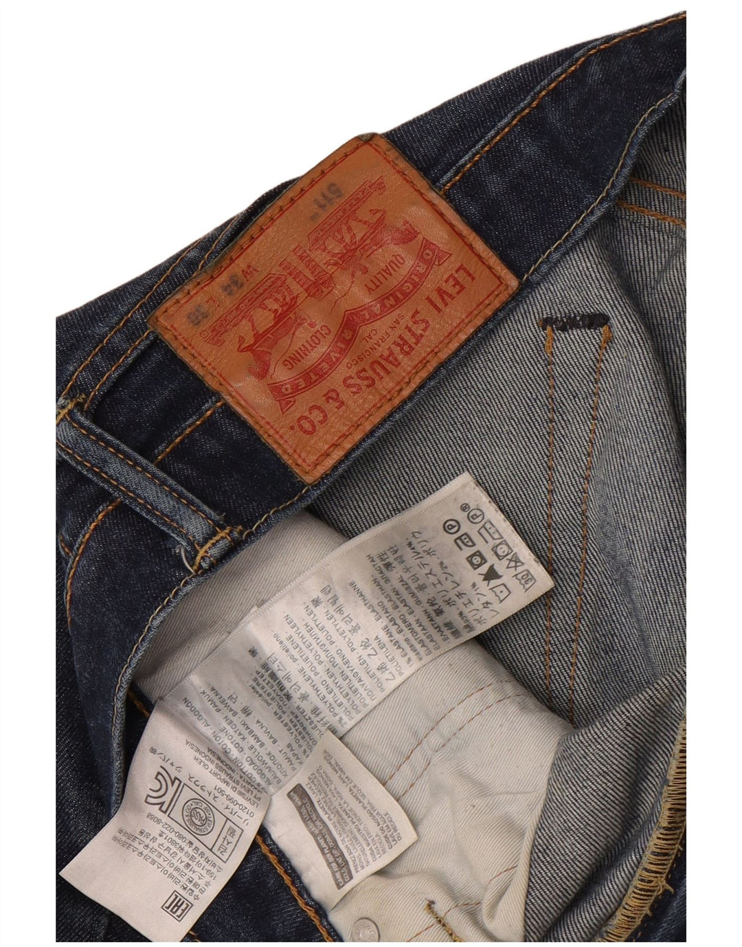 Jeans Levi's Uomo 511 Slim W34 L30 Cotone Blu