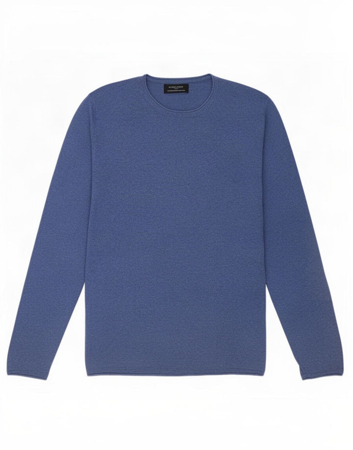 Maglione maglione girocollo da uomo Zara blu medio