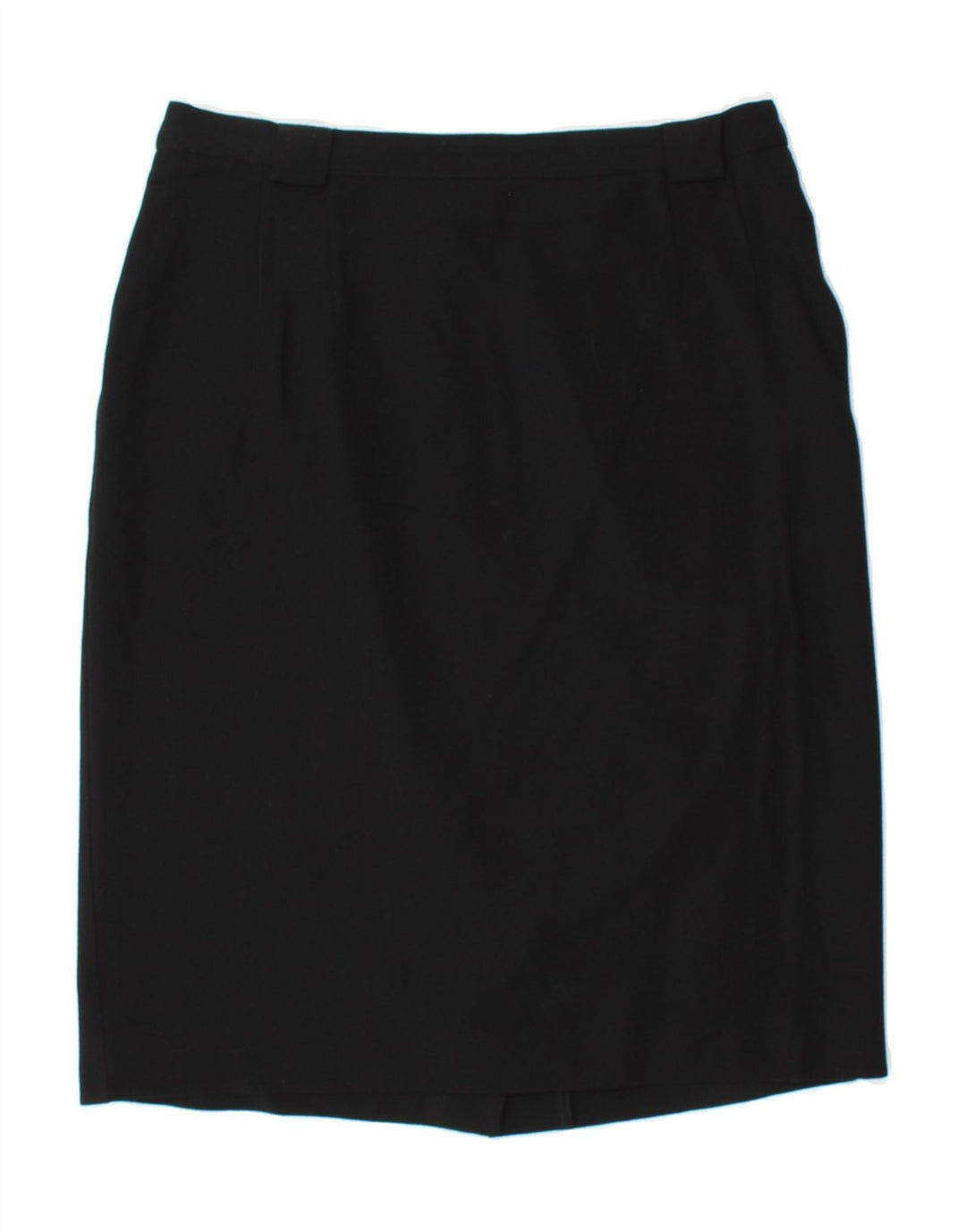 MARELLA Womens Straight Skirt UK 12 Medium W28 Black Wool Vintage Marella and Second-Hand Marella from Messina Hembry 