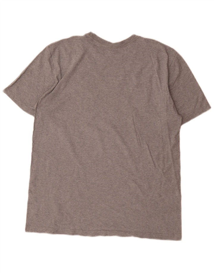 T-shirt grafica da uomo Nike Top grande grigia screziata