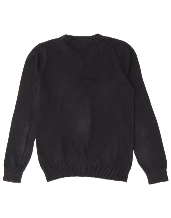 Maglione Marks & Spencer da bambino con scollo a V 13-14 anni in cotone nero