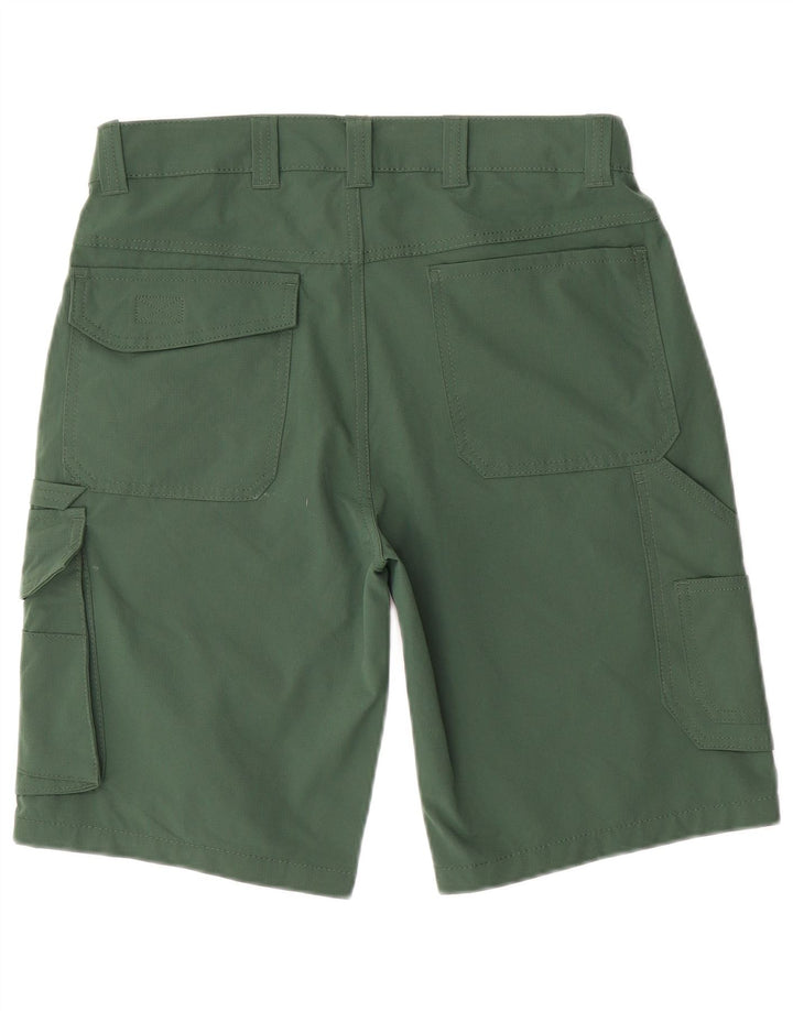 Pantaloncini cargo da uomo Parkside piccoli W29 verde elastan