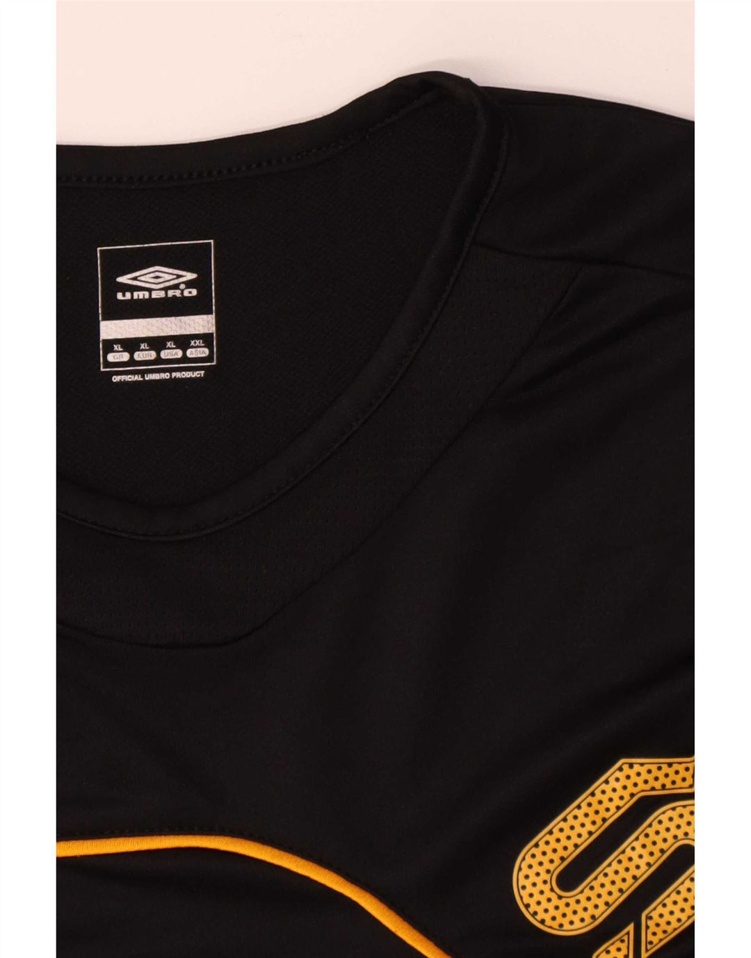 T-shirt grafica da uomo Umbro Top XL Black Colourblock